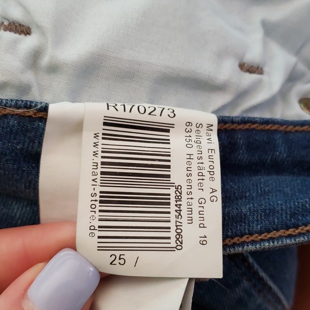 Mavi Adriana Ankle mid-rise super skinny jeans - Picture 9 of 9